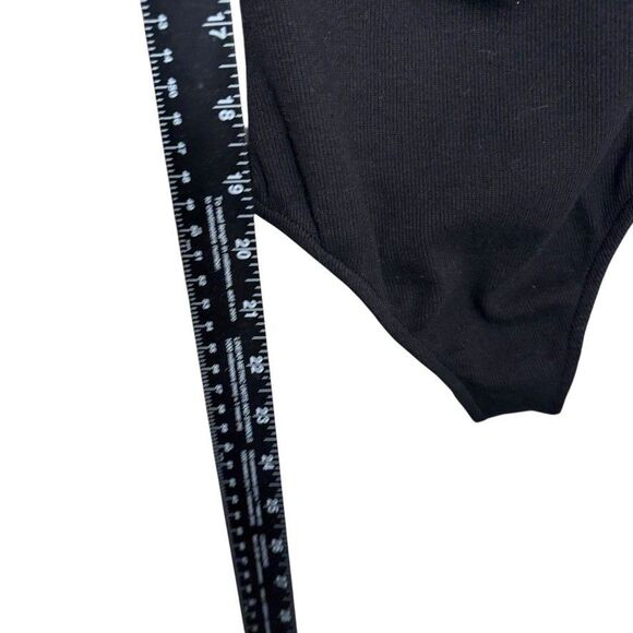 Petal & Pup One Piece Women's 2 Black Tie Sleeveless Tie Ribbed Solid - Picture 7 of 9